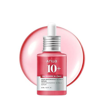 ANUA Niacinamide 10 + TXA 4 Serum, Hyaluronic Acid, Tranexamic acid, Vitamin B12, Facial Serum for Glass Skin, Clarifying, Radiant Complexion with Natural Color
